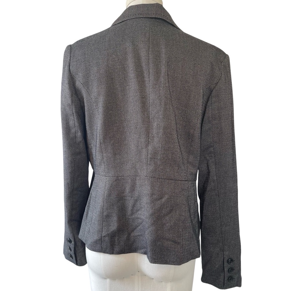 ❤️ Rafaella Black and Tan Tweed Fitted Blazer size 14 - Picture 5 of 8